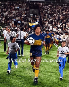 Camiseta Boca Maradona campeon 1981