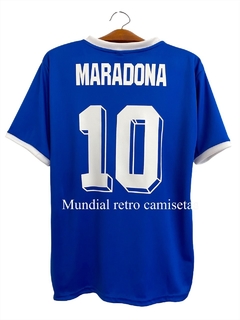 Camiseta selección Argentina mundiales 1982 - 1986 Entrenamiento azul en internet