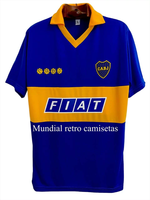 Camiseta Boca FIAT HOMENAJE BATISTUTA - GIUNTA