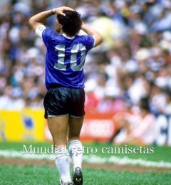 Camiseta Argentina 1986 azul vs Inglaterra