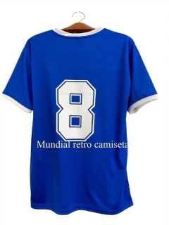 Camiseta Selección Brasil 1982 - 1986 azul - MUNDIAL RETRO CAMISETAS