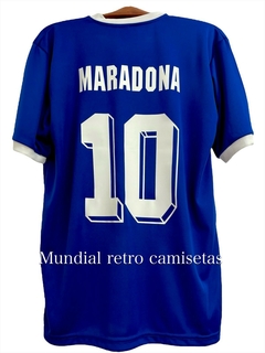 Camiseta selección Argentina 1982 - 1986 azul en internet