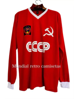 Camiseta CCCP URSS roja manga larga