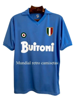 Camiseta celeste Napoli Buitoni escudo Italia - comprar online