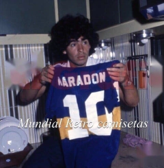 Imagen de Camiseta HOMENAJE Boca 1981 Maradona