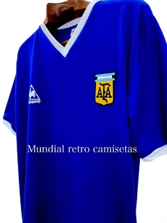 Camiseta Argentina 1986 azul vs Inglaterra - comprar online