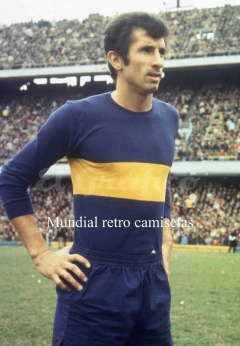 Camiseta Boca Juniors decada 1960 / 1970 - MUNDIAL RETRO CAMISETAS
