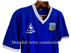 Camiseta Argentina mundial 1986 azul 8vos final - comprar online