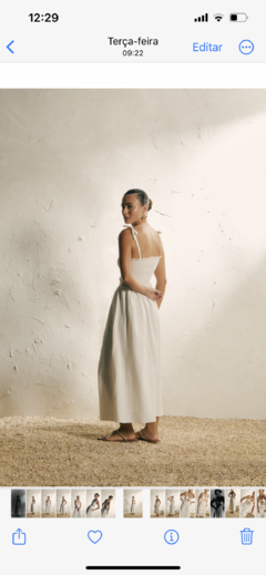 Vestido Eduarda Off White - Atelier Clara Rosas