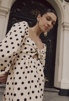 Vestido Maria Midi de Poá na internet