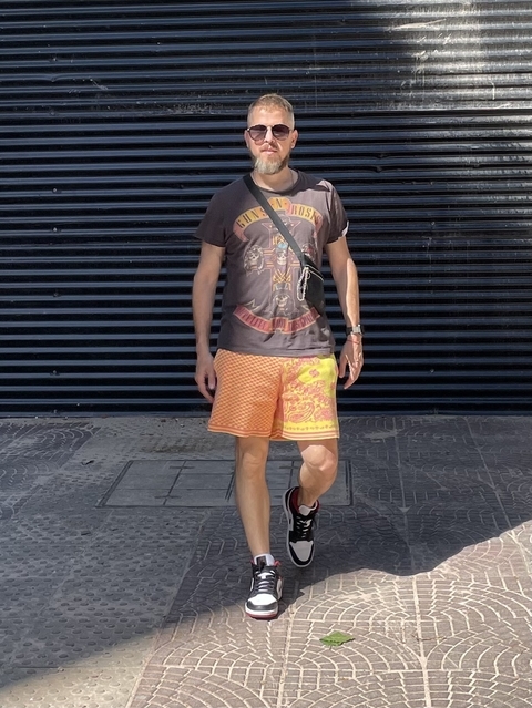 SHORT BANDANA GRAN PRIX AMARILLO