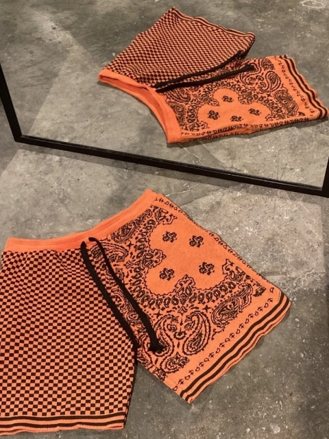 SHORT BANDANA GRAN PRIX ORANGE