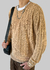 SWEATER TRENZA STONEWASHED TOSTADO - comprar online