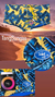 Sunga Estampada - Folhas Azul