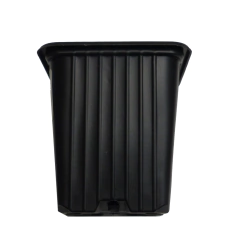 Maceta negra cuadrada flexible 2.5" - comprar en línea