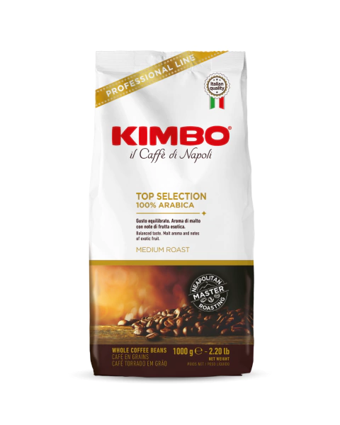 Kimbo Top Selection 100% Arábica – Grano 1kg - comprar online