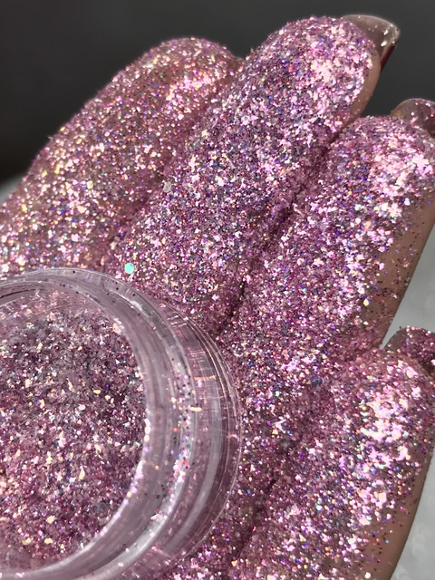 Glitter rosa - Câncer | val:11/25 |coleção Zodiac