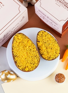 Ovo de Colher de Cenoura com Brigadeiro Belga ao Leite na internet