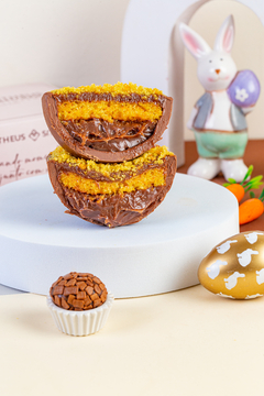 Ovo de Colher de Cenoura com Brigadeiro Belga ao Leite - comprar online