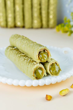 Canolli Waffer de Pistache (4 un)