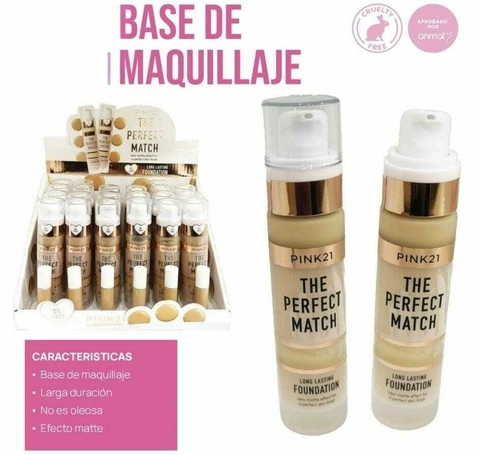 BASE DE MAQUILLAJE PINK 21