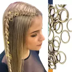 ARGOLLITAS PARA EL PELO X 100 UNIDADES.