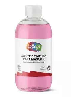 ACEITE PARA MASAJES MELISA ACCION RELAJANTE COLLAGE