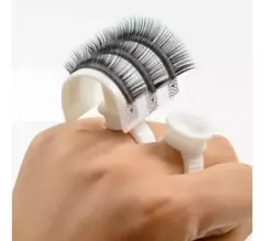 SOPORTE PARA PESTAÑAS CON ANILLO