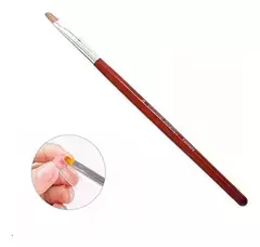 PINCEL PARA GEL LENGUITA DE GATO MADERA KOLINSKY PARIS NIGHT - comprar online