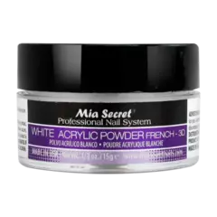 POLIMERO MIA SECRET WHITE FRENCH 3D ACRYLIC POWDER