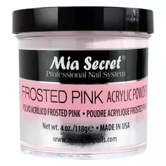 POLIMERO MIA SECRET FROSTED PINK ACRYLIC POWDER