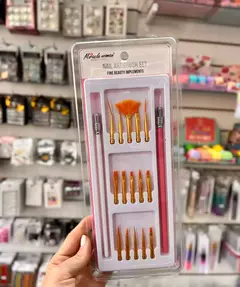 SET DE 20 PINCELES PARA DCORACION NAIL ART BRUSH