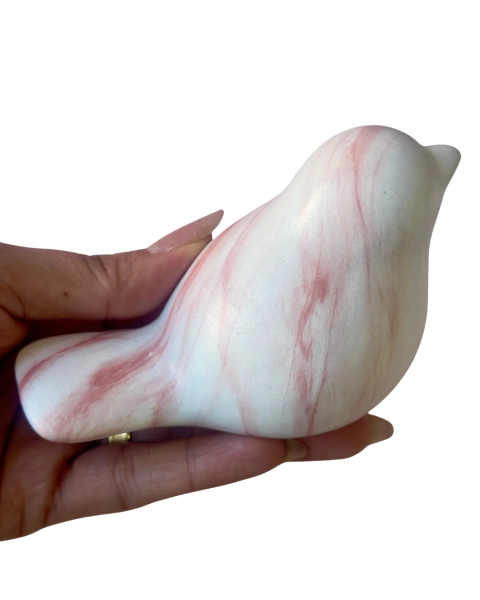 Pássaro em Porcelana Mármore Decorativo - comprar online