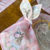 Guardanapo de Tecido Páscoa Para Mesa Posta Xadrez Coelha Rosa 1, 2 ou 4 Peças - comprar online