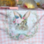 Trilho / Caminho de Mesa Posta Páscoa Xadrez Coelha Rosa Decoração - comprar online