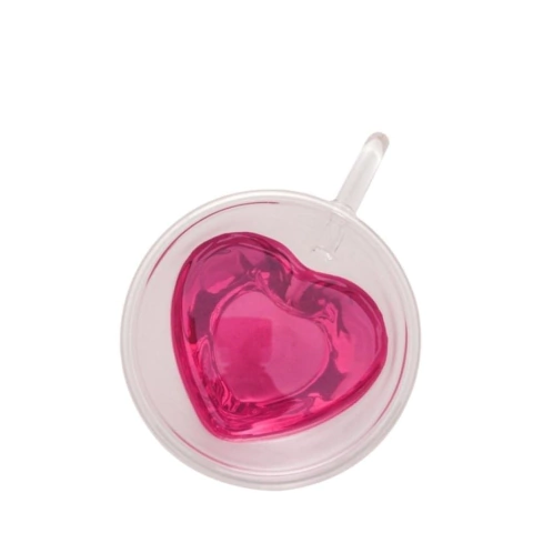 Conjunto de 2 Xícaras Chá Dupla Parede de Vidro