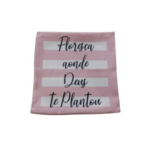 Capa Para Almofada Floresça