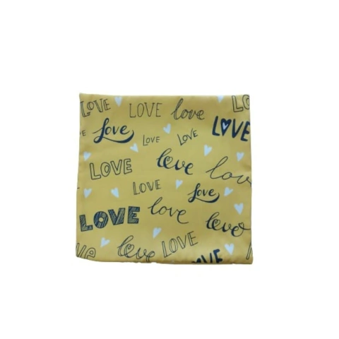 Capa Para Almofada Amarela Love