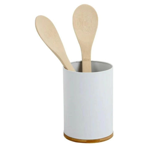 Porta Utensílios Metalla Branco