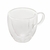 Conjunto de 2 Xícara p/ Café Dupla Parede de Vidro