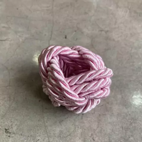 Anel de Guardanapo Nó Turco Rosa