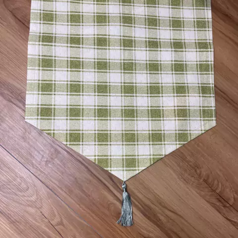 Trilhos Xadrez Verde Semi - Impermeável