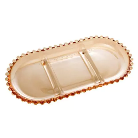 Petisqueira cristal âmbar