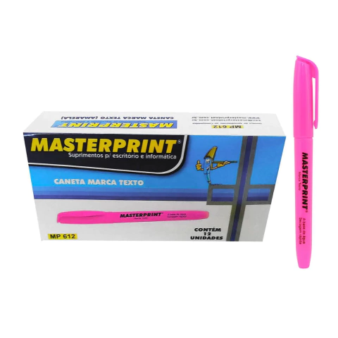 Caneta Marca Texto Masterprint Caixa C/12 - comprar online
