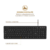Teclado Soft Silence Preto Com Fio Teclas Baixas Multilaser - comprar online