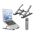 Base Suporte Ergonômico P/ Notebook, Netbook, Tablet Dobravel Cor Preto