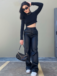 Calça Couro Eco - comprar online