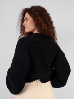 Cardigan Tricot Preto - comprar online