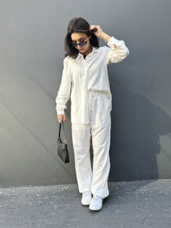 Conjunto Linho Branco - BY ♥ THAY