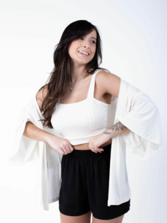 Conjunto Kimono - Off White - comprar online